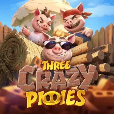 three crazy piggies