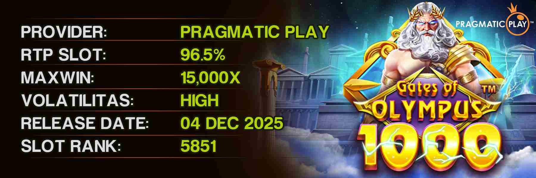 Gates of Olympus 1000 Pragmatic Play