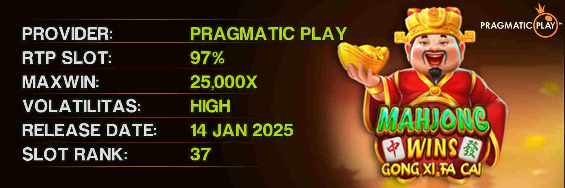 Mahjong Wins Gong Xi Fa Cai Pragmatic Play